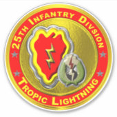 25e infanteriedivisie sticker (Voorkant)