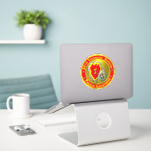 25e infanteriedivisie sticker (Laptop op bureau)