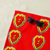 25e infanteriedivisie strandlaken (In situ)