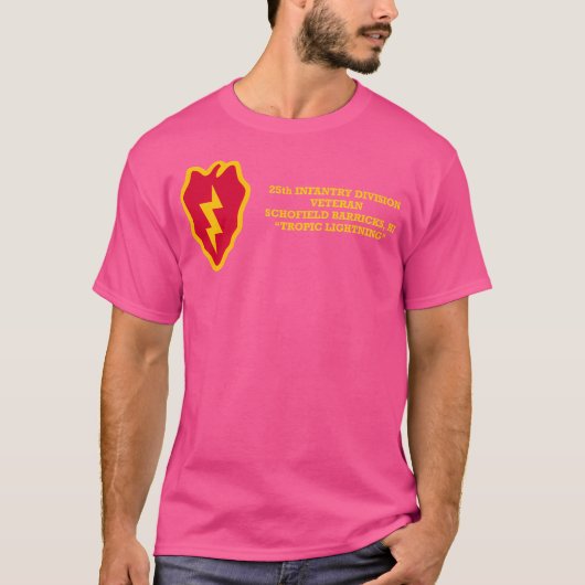 25e Infanteriedivisie T-shirt (Voorkant)