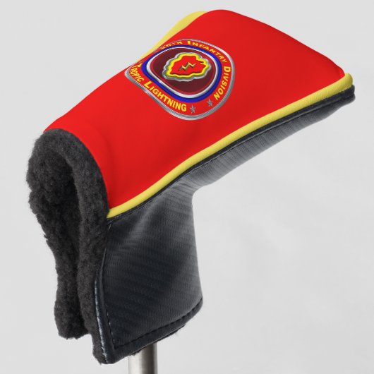 25e Infanteriedivisie “Tropic Lightning” Golfheadcover (3/4 voorkant)