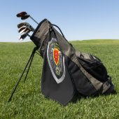 25e Infanteriedivisie “Tropic Lightning” Schild Golfhanddoek (Groen)