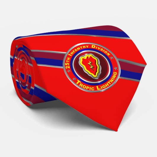 25e Infanteriedivisie “Tropic Lightning” Stropdas (Opgerold)