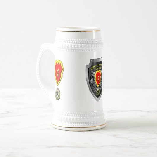 25e infanteriedivisie "Tropische bliksem" Bierpul (Voorkant links)