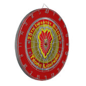 25e infanteriedivisie Tropische bliksem Dartbord (Voorkant Links)