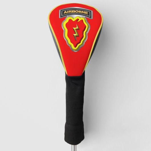 25e infanteriedivisie "Tropische bliksem" Golfheadcover (Voorkant)
