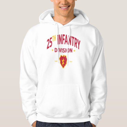 25e Infanteriedivisie - Tropische bliksem Hoodie (Voorkant)