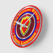 25e infanteriedivisie "Tropische bliksem" Ronde Klok (Hoek)