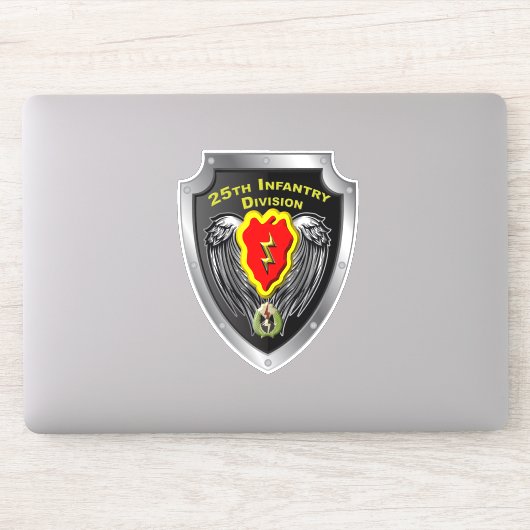 25e infanteriedivisie "Tropische bliksem" Sticker (Computer)