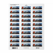 25e Infanteriedivisie Vietnam Oorlogsplek Etiket (Full Sheet)