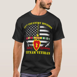 25e Infanteriedivisie Vietnam Veteraan T-shirt