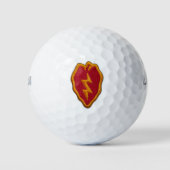 25e Infanteriedivisie Vietnam Veterans Vets Golfballen (Voorkant)