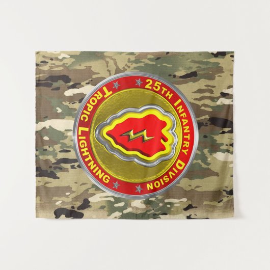 25e infanteriedivisie wandkleed (Voorkant (horizontaal))