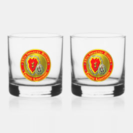 25e infanteriedivisie whisky glas