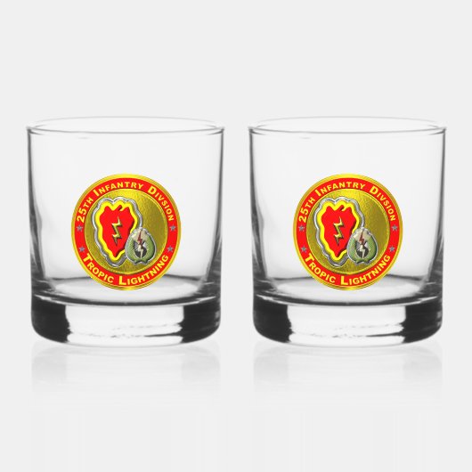 25e infanteriedivisie whisky glas (Voorkant)