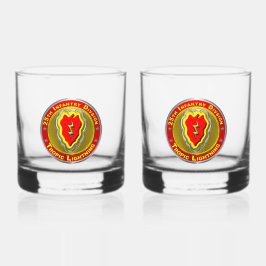25e infanteriedivisie whisky glas