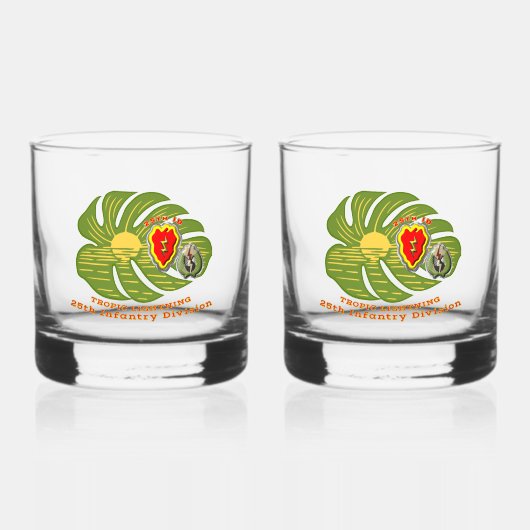 25e infanteriedivisie whisky glas (Voorkant)