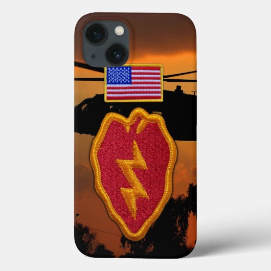 25e infanterieveteranen Vets storm pleister Case-Mate iPhone Case (Achterkant)