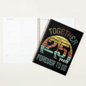 25e jaar bruiloft Jubileum Planner (Display)