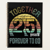 25e jaar bruiloft Jubileum Planner (Voorkant)