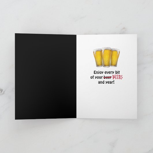 25e jaarsparkler in bier kaart (Binnen)