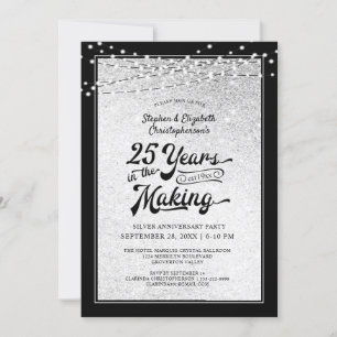25e jubileum 25 JAAR IN DE MAKING Confetti Kaart