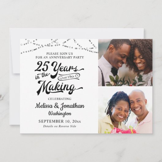 25e Jubileum 25 JAAR IN DE MAKINGSLICHTEN Kaart (Voorkant)