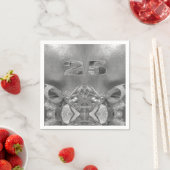 25e Jubileum 25 Jaar Jubilee Chic Silver Grey Servet (Insitu)