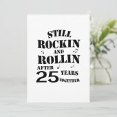 25e Jubileum - 25 jaar Jubileum Kaart (Staand voorkant)