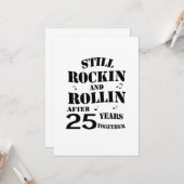 25e Jubileum - 25 jaar Jubileum Kaart (Voorkant / Achterkant in situ)