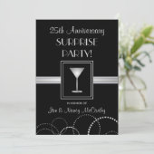 25e Jubileum Aangepaste uitnodigingen voor Enterpr (Staand voorkant)