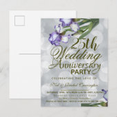 25e Jubileum aankondiging Briefkaart (Voorkant / Achterkant)