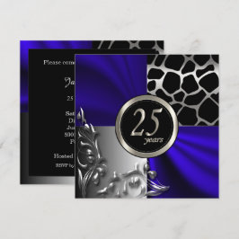 25e jubileum Blue | Alle gelegenheden Kaart