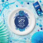 25e Jubileum borden Papieren Bordje (Feest)