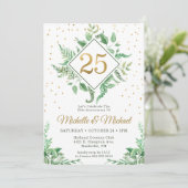 25e Jubileum Botanisch Kaart (Staand voorkant)