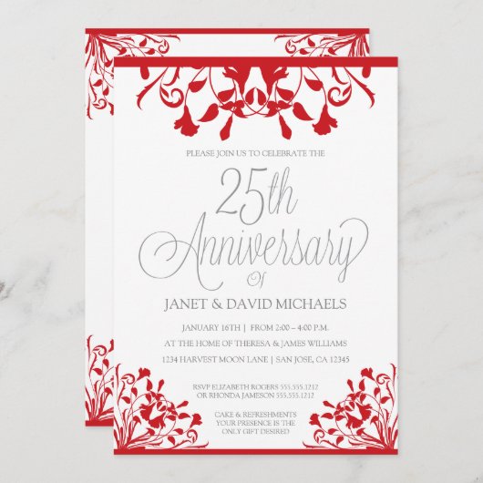 25e jubileum Botanische Rood Kaart (Voorkant / Achterkant)