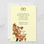 25e Jubileum bruiloft Gelofte hernieuwing Kaart (Achterkant)