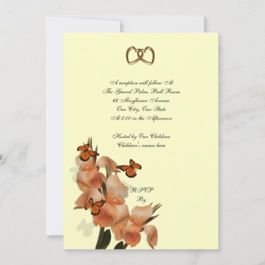 25e Jubileum bruiloft Gelofte hernieuwing Kaart (Achterkant)