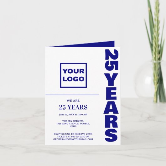 25e Jubileum Celebration Business logo (Voorkant)