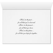 25e Jubileum Champagne en Rozen (Binenzijde Horizontaal (Onderkant))