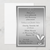 25e Jubileum Champagne Uitnodiging (Voorkant / Achterkant)