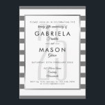 25e Jubileum Classic Silver Stripe Art Deco Kaart<br><div class="desc">Deze elegante 25e zilveren trouwdag is voorzien van een elegant faux Silver folie border met een gouden achtergrond van 25e verjaardag en bevat een elegant faux Silver Edge-feestdetails die in een stijlvolle 25e verjaardag zijn vastgelegd. Ontworpen door: Thisnotme©</div>