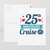 25e jubileum Cruise Briefkaart (Voorkant / Achterkant)