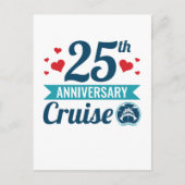 25e jubileum Cruise Briefkaart (Voorkant)