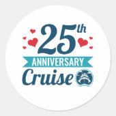 25e jubileum Cruise Ronde Sticker (Voorkant)