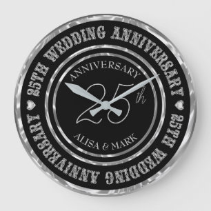 25e Jubileum diamanten tekst Grote Klok