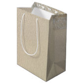 25e Jubileum doorsnede Gemiddelde Gift Bag Medium Cadeauzakje (Achterkant Gekanteld)