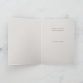 25e Jubileum Drievoudig Wenskaart met hek Kaart (Binnen)