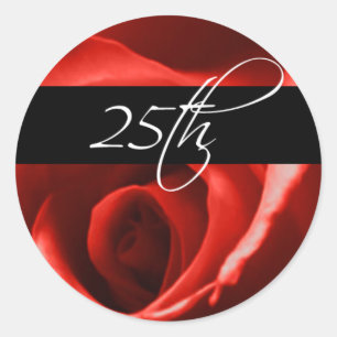25e Jubileum- en evenementenenvelop Ronde Sticker