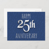 25e Jubileum Feestdagenkaart (Voorkant / Achterkant)